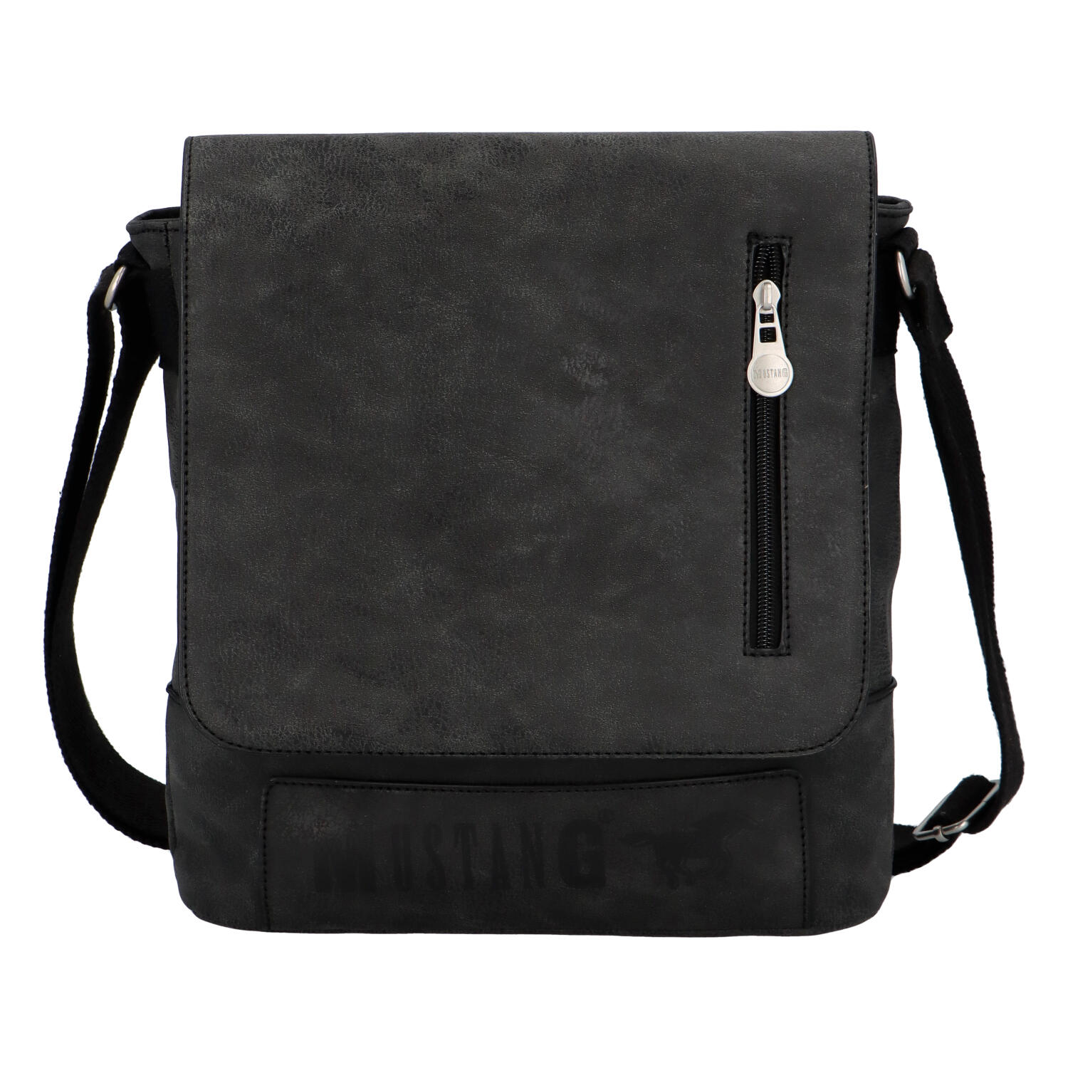 Pánska taška cez plece antracitová - Mustang Levran