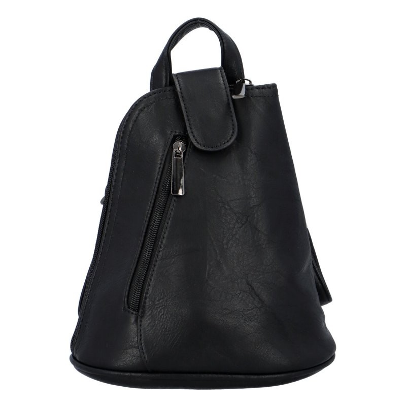 Malý dámsky batôžtek kabelka čierny - Paolo Bags Conradine