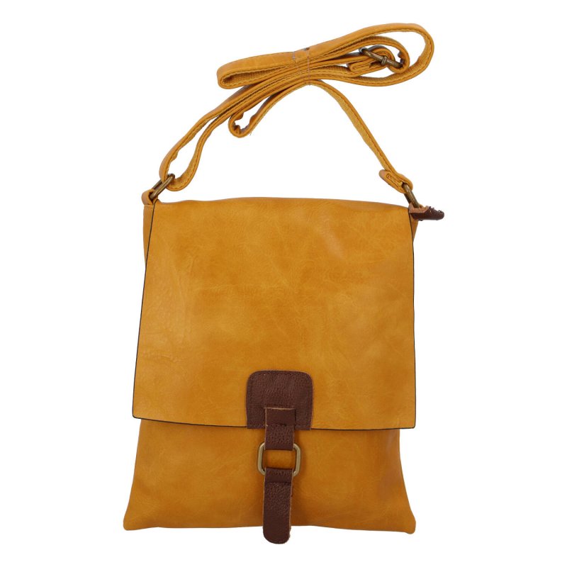 Dámska crossbody kabelka žltá - Paolo Bags Finiona