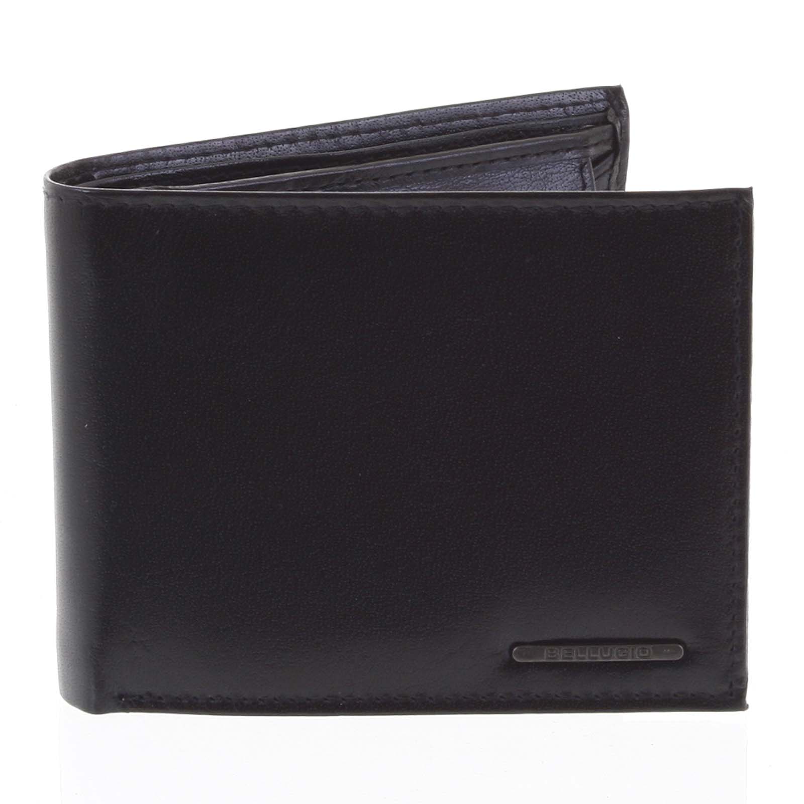 Pánska kožená peňaženka čierna - Bellugio Etien