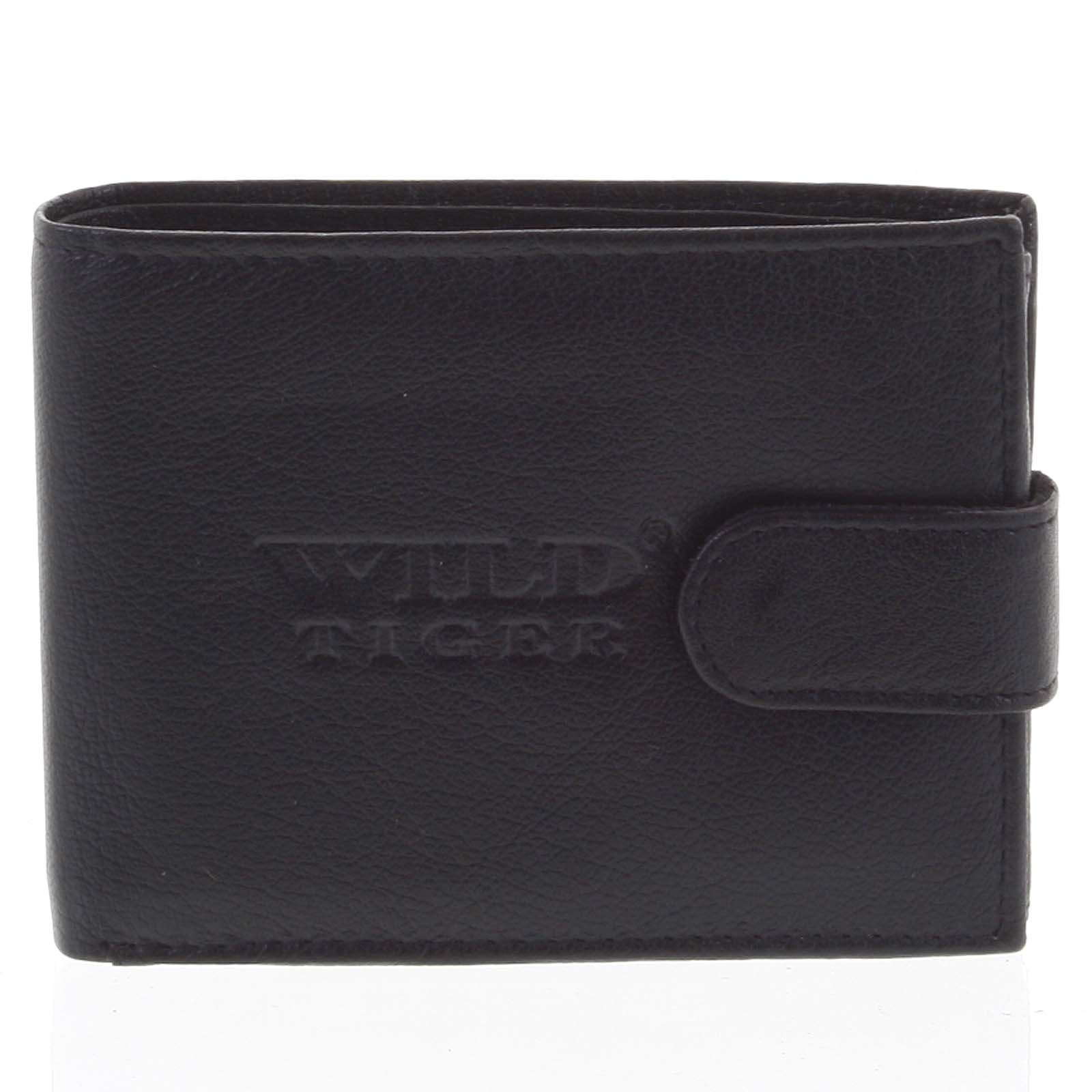 Pánska kožená peňaženka čierna - WILD Nomm