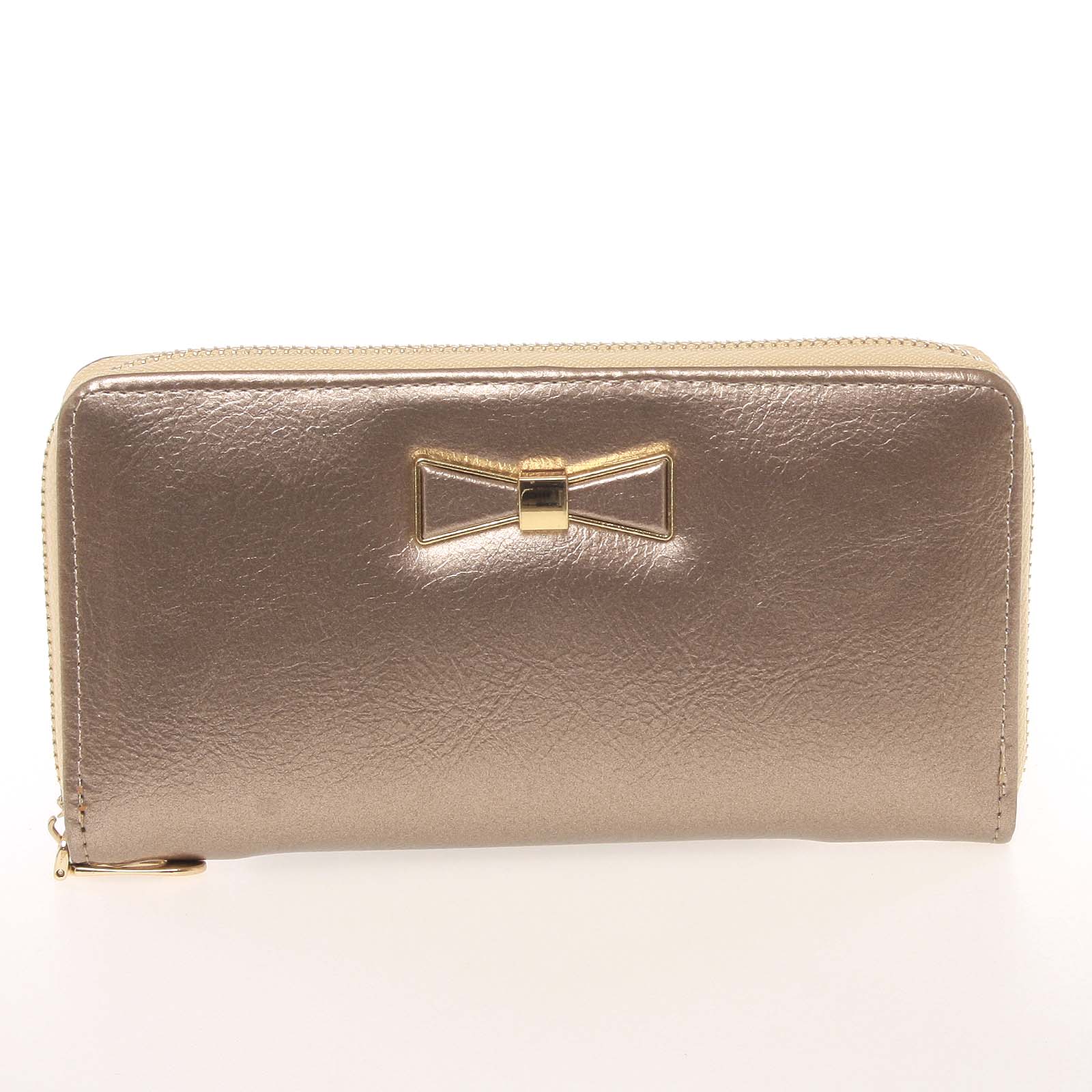 Moderná dámska peňaženka s pútkom zlatá - Milano Design SF1821