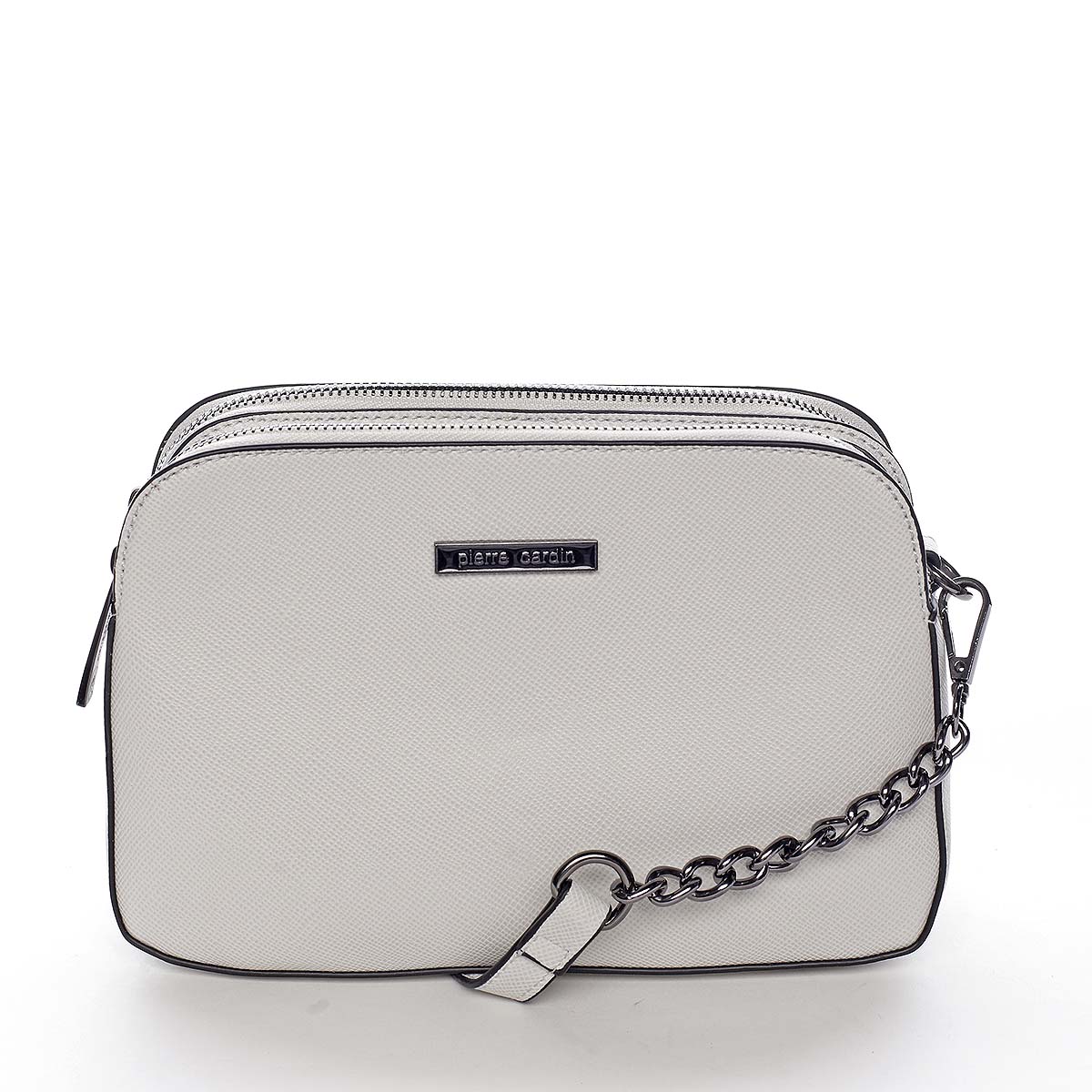 Dámska crossbody kabelka krémovosivá - Pierre Cardin Djamila