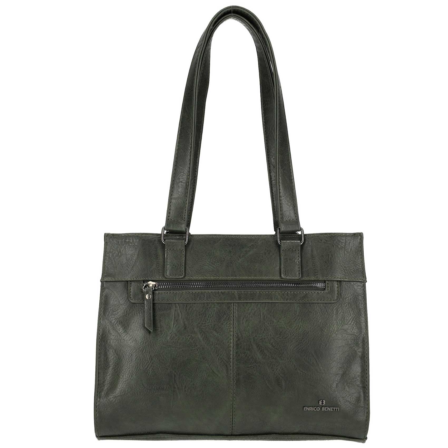Dámska kabelka cez rameno tmavo zelená - Enrico Benetti Mayla
