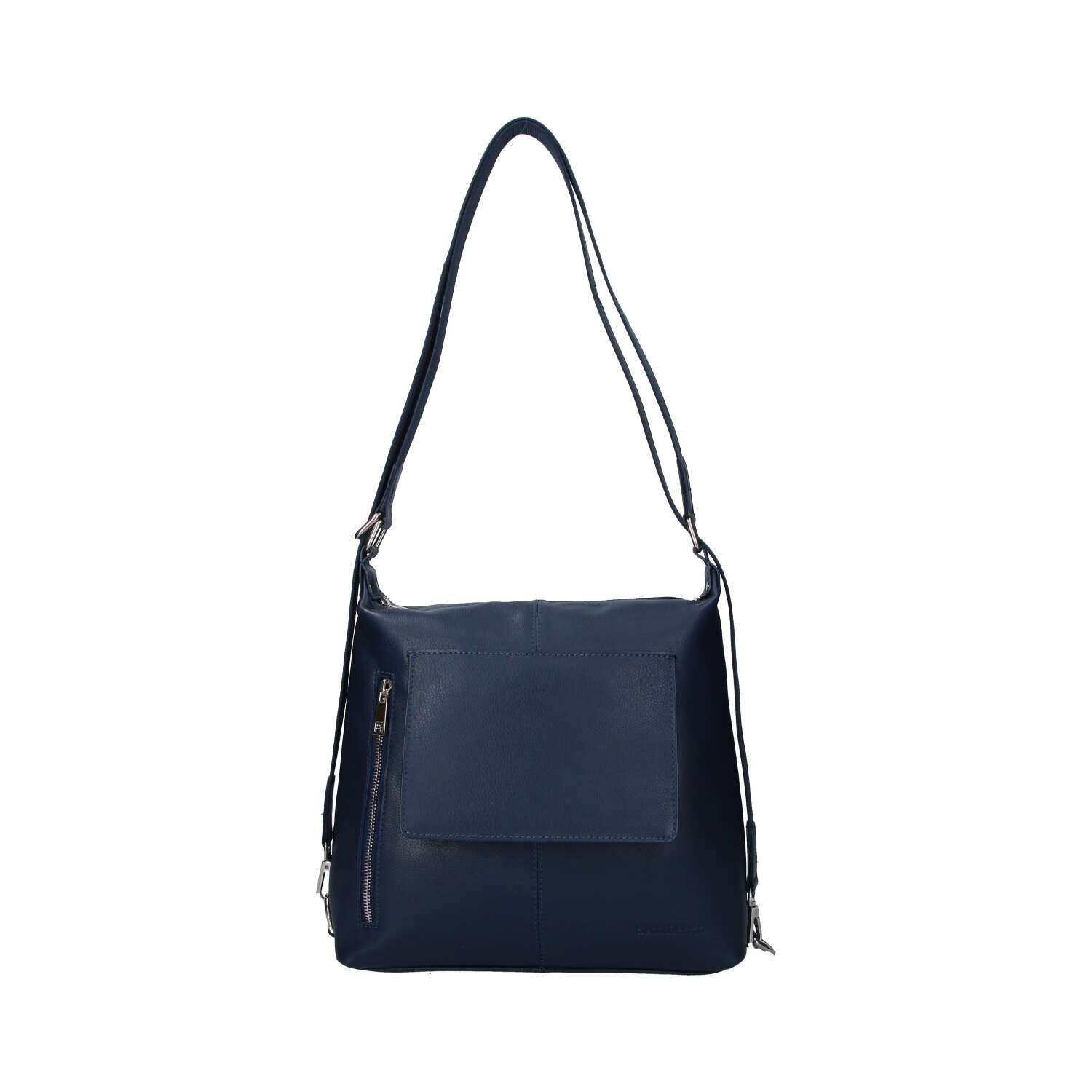 Dámska kožená kabelka batoh tmavo modrá - Sendi Design Kirsen