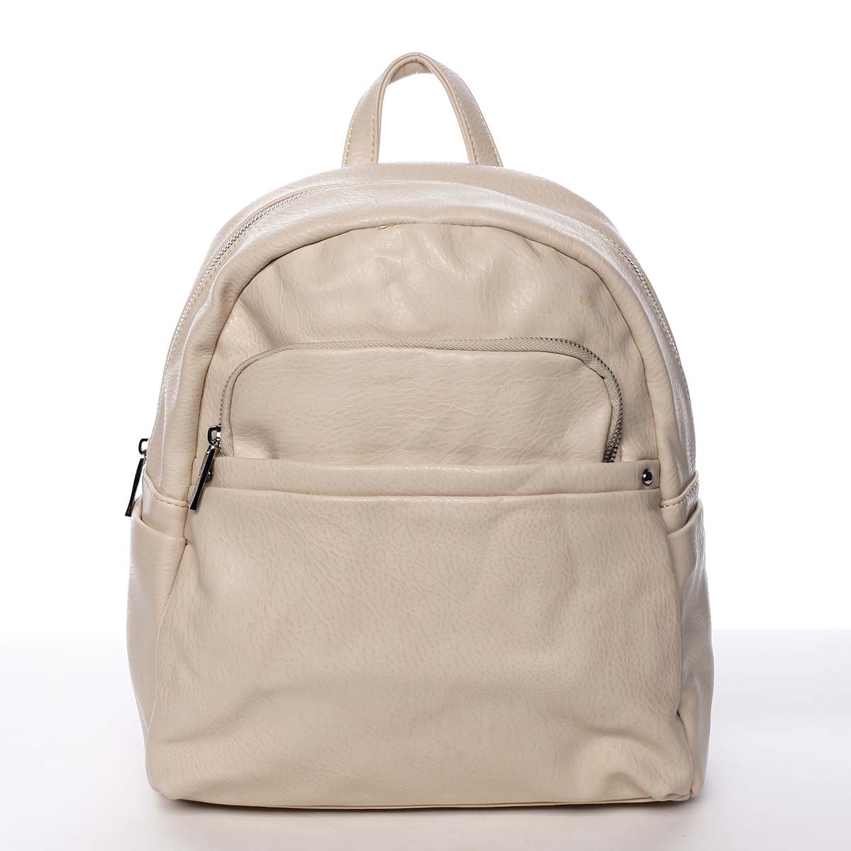 Stredný mestský dámsky béžový ruksak - Silvia Rosa Jimm