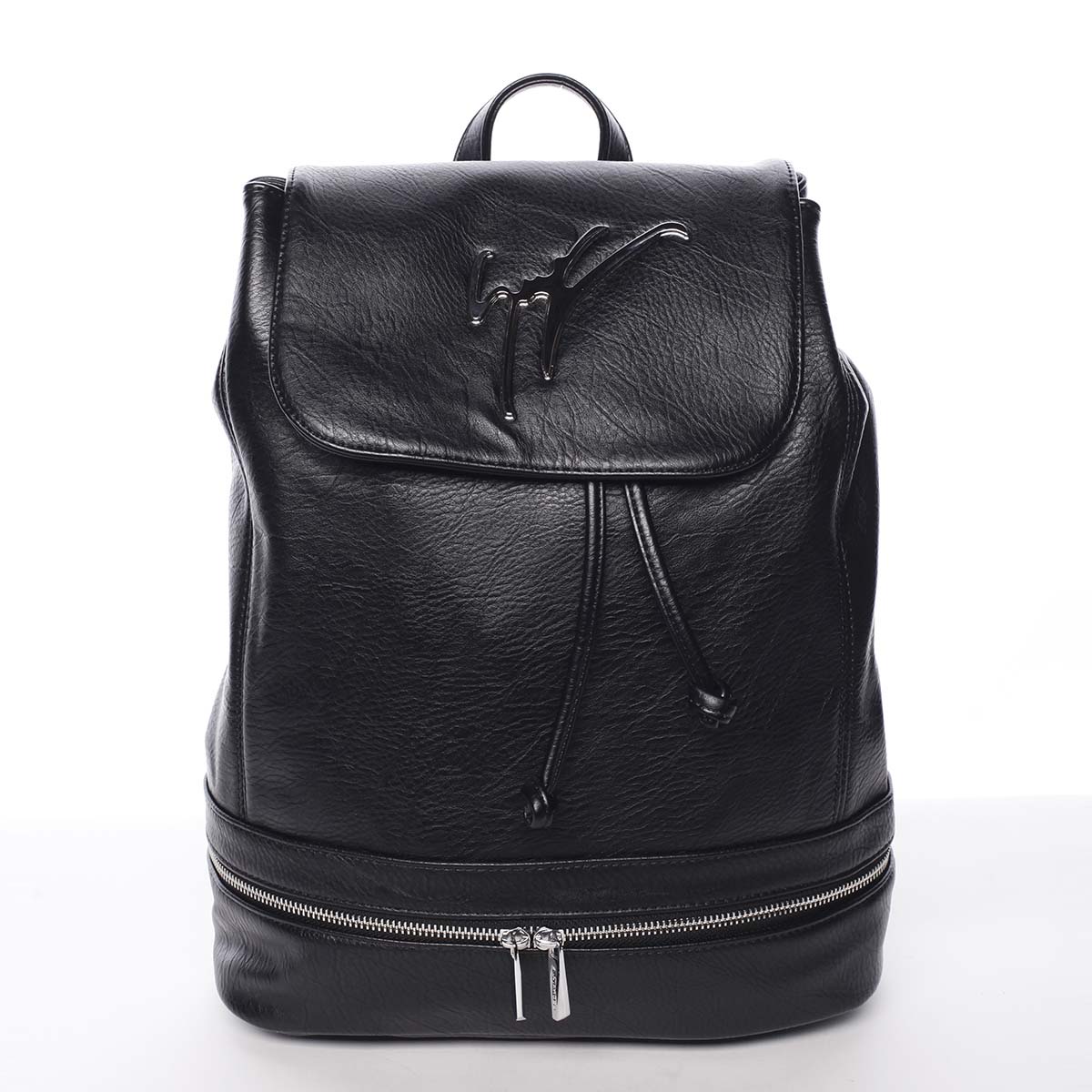 Trendy dámsky mestský ruksak čierny - Silvia Rosa Karely