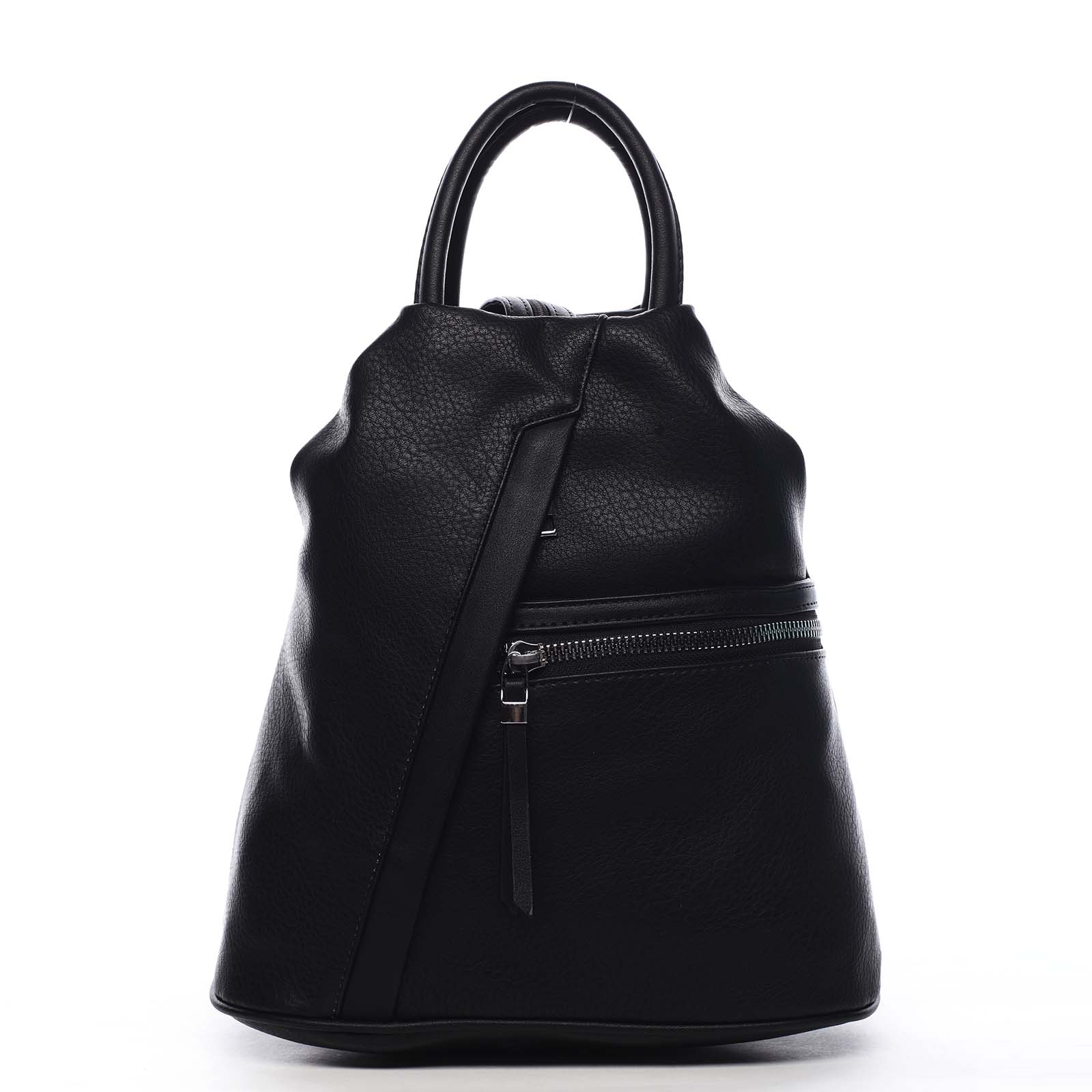 Originálny dámsky batoh kabelka čierny - Romina Imvelaphi