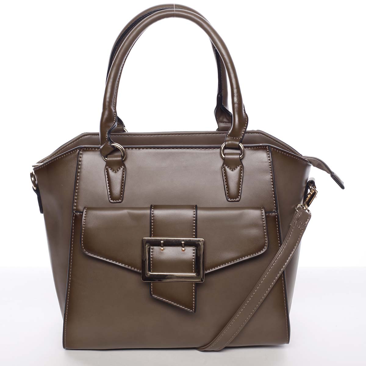 Luxusná dámska khaki kabelka cez rameno - MARIA C Thia