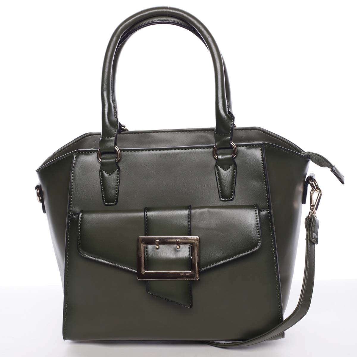 Luxusná dámska tmavozelená kabelka cez rameno - MARIA C Thia