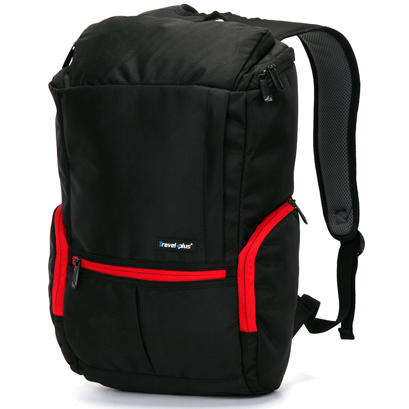 Veľký cestovný čierny batoh - Travel plus 0069