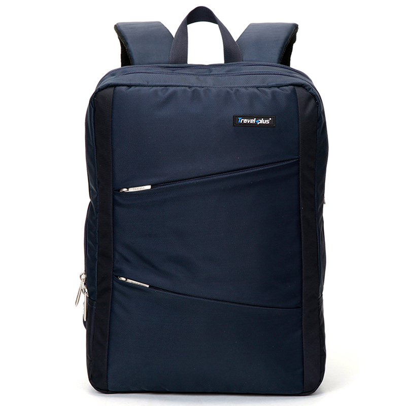 Originálna cestovná a školské tmavomodrý ruksak - Travel plus 0620