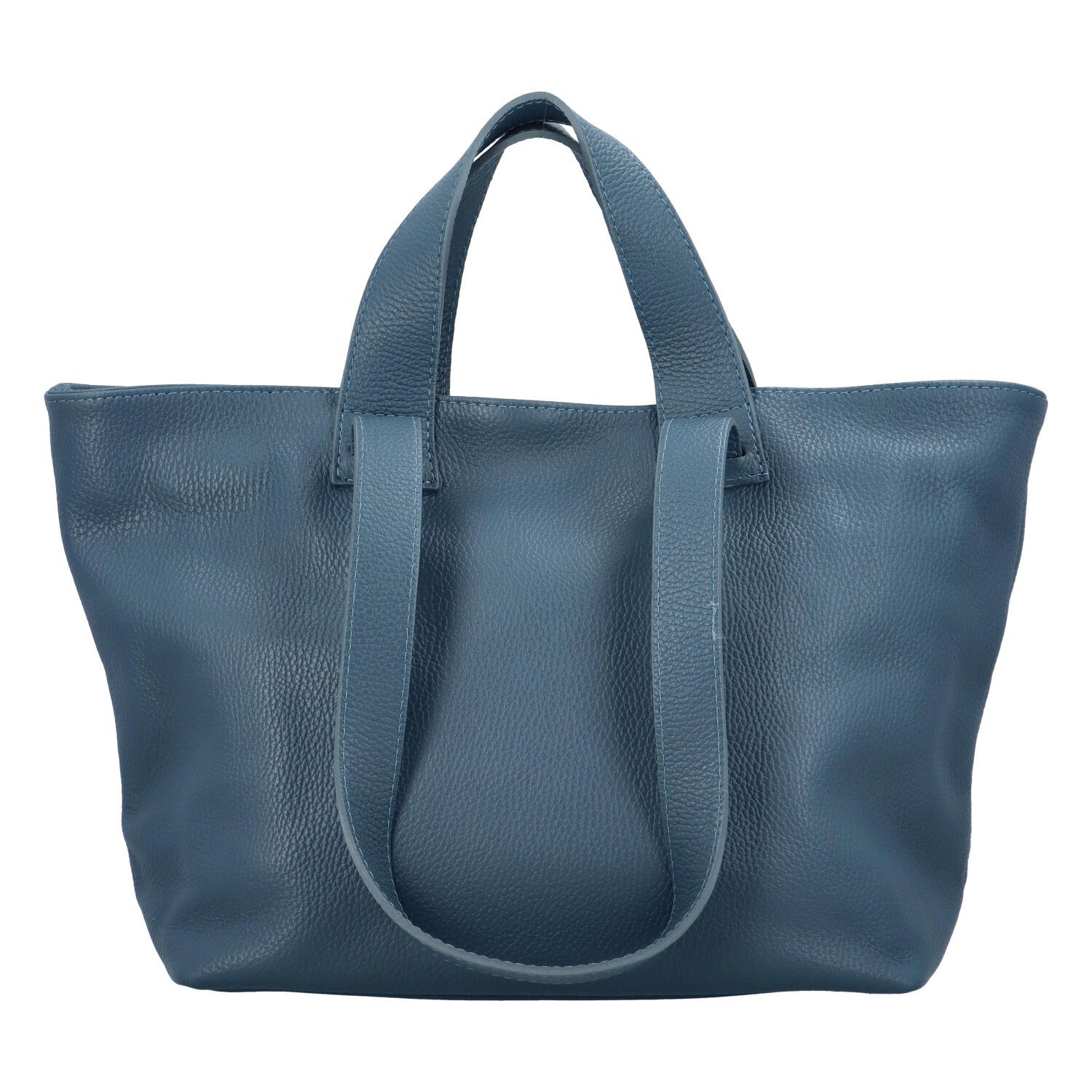 Dámska kožená kabelka bledo modrá - ItalY Nicola modrá