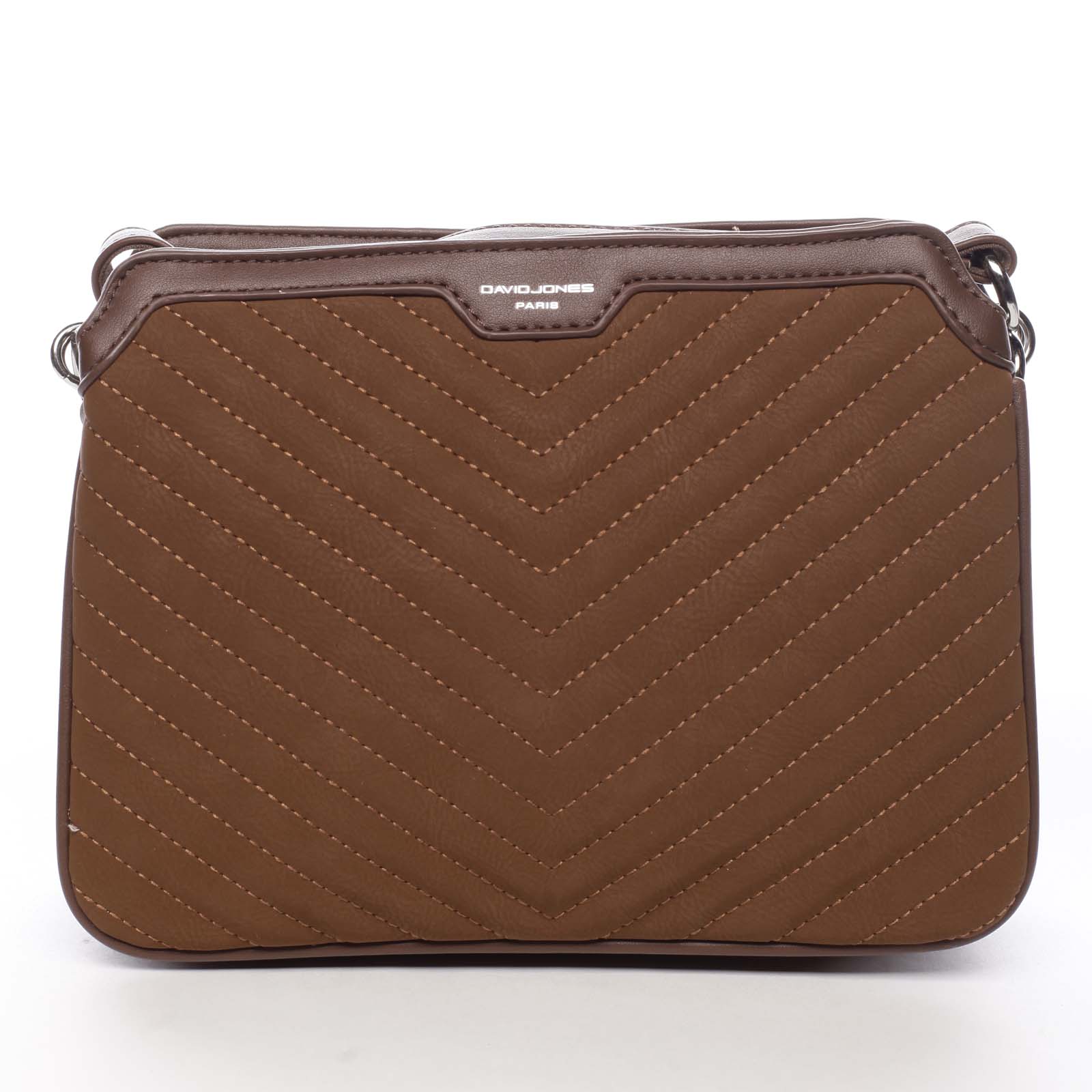 E-shop Dámska crossbody kabelka hnedá - David Jones Majvis