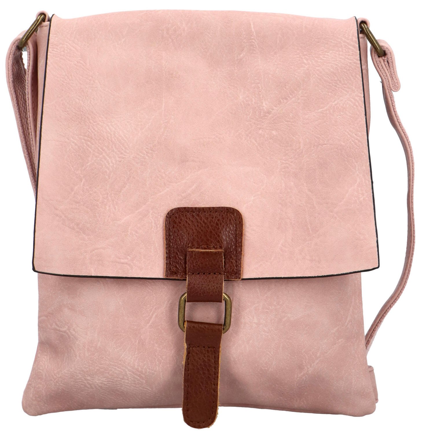 Dámska crossbody kabelka ružová - Paolo bags Siwon