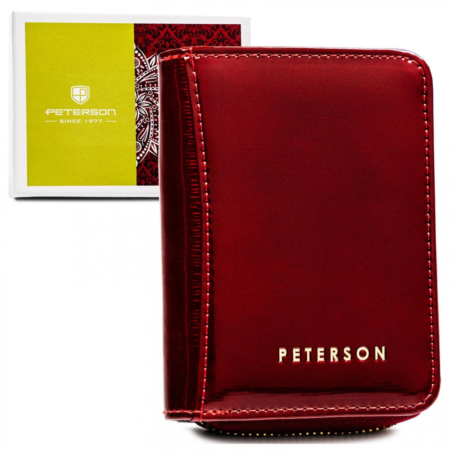 Dámska kožená peňaženka červená - Peterson Inaya