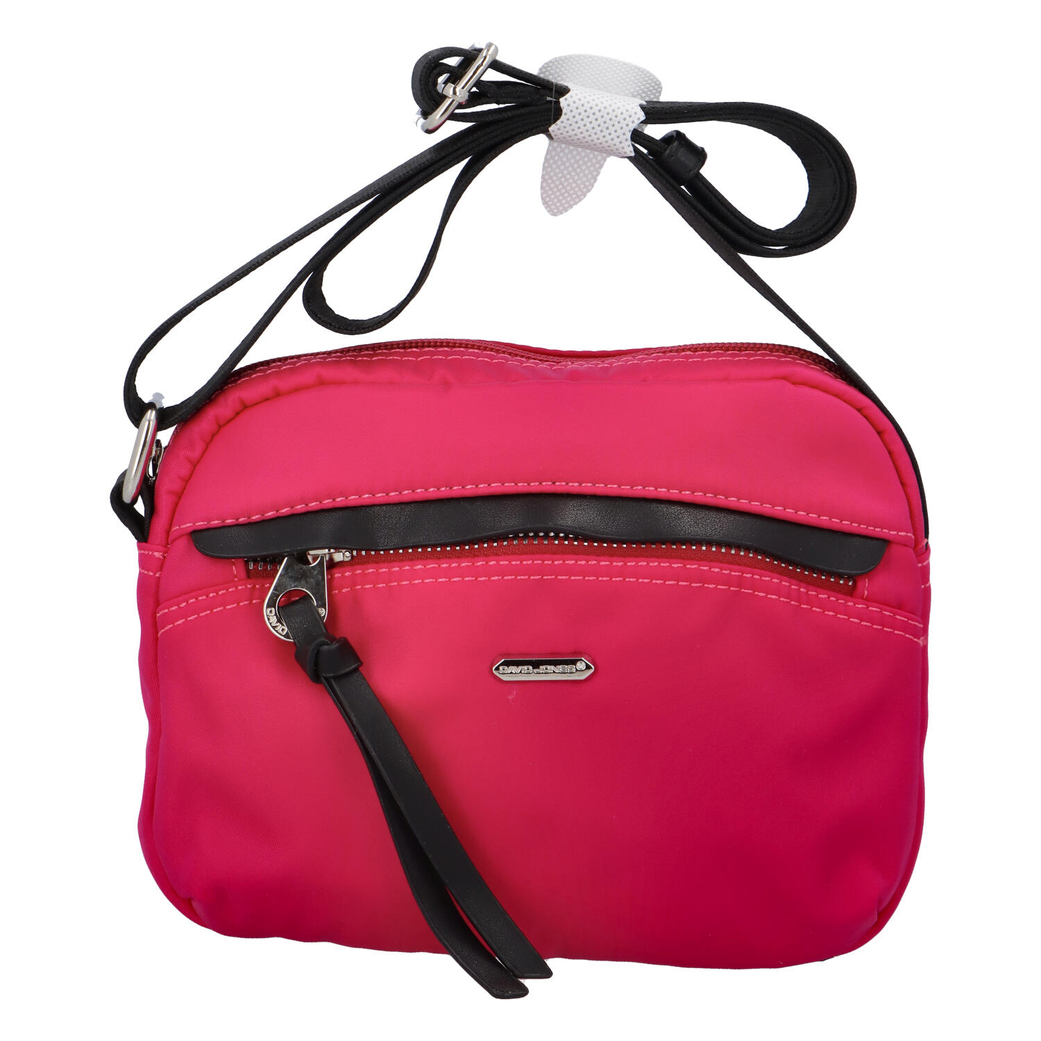 Malá dámska crossbody kabelky sýtoružová - David Jones Júlia ružová