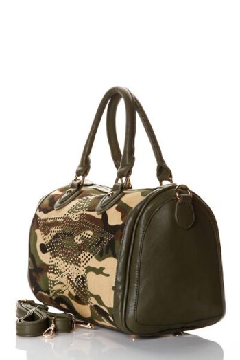 Kabelka Military zelená