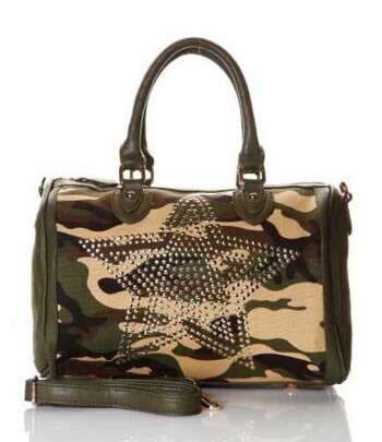 Kabelka Military zelená