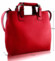Červená kabelka L&S fashion LS00267