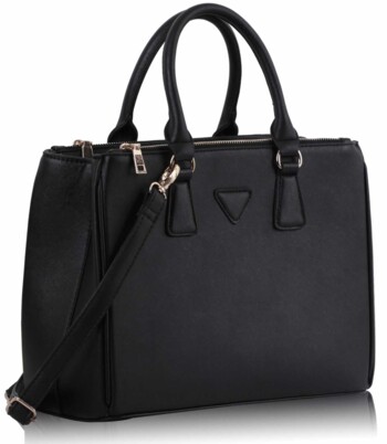 Čierna kabelka štýl prada LS00184M