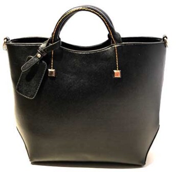 Čierna kabelka shopper Feimad