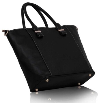 Elegantná čierna kabelka LS0076A