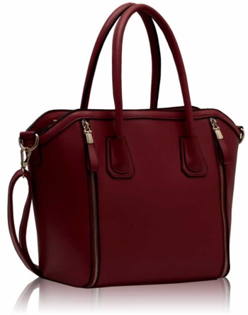 Bordó trendy kabelka LS00146