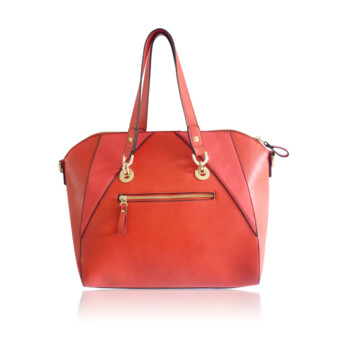 Červená elegantná kabelka Anna Smith S2149
