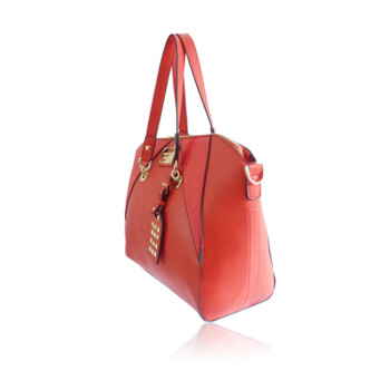 Červená elegantná kabelka Anna Smith S2149