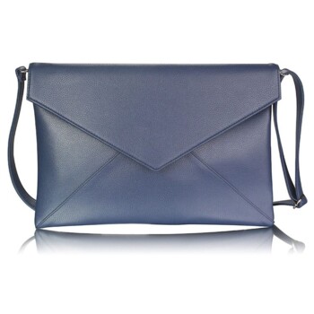 Tmavo modrá listová kabelka LS Fashion LSE00220