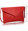 Červená listová kabelka LS Fashion LSE00220