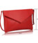 Červená listová kabelka LS Fashion LSE00220