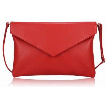 Červená listová kabelka LS Fashion LSE00220