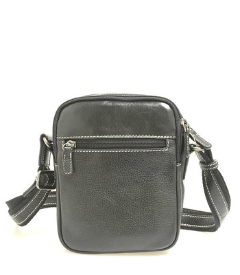 Čierna luxusná kožená taška na doklady Hexagona 123477