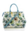 Tyrkysová kvetovaná kabelka Delami D597