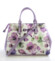 Fialová kvetovaná kabelka Delami D597