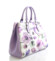 Fialová kvetovaná kabelka Delami D597