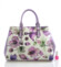 Fialová kvetovaná kabelka Delami D597