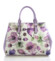 Fialová kvetovaná kabelka Delami D597