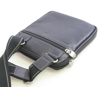 Černá luxusní kožená taška na doklady Gil Holsters G151346