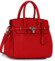 Červená kabelka L&S fashion LS00140