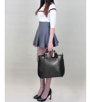 Čierna kabelka L&S fashion LS00267