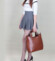 Tmavo hnedá kabelka L&S fashion LS00267