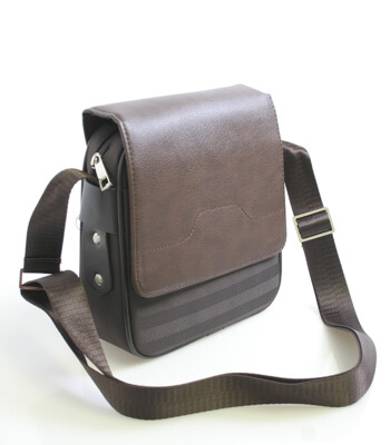 Hnedá taška na doklady cez rameno Delami 0203-2