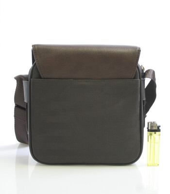 Hnedá taška na doklady cez rameno Delami 0203-2