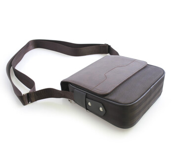 Hnedá taška na doklady cez rameno Delami 0203-2