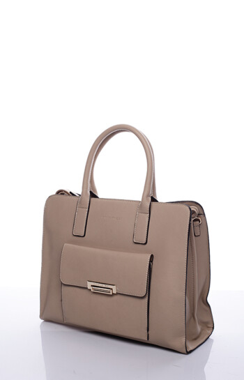 Piesková luxusná kabelka do ruky David Jones Paris