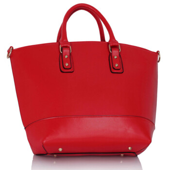 Červená kabelka L&S fashion LS0085B