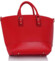 Červená kabelka L&S fashion LS0085B